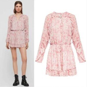 All Saints Flora Rosa Playsuit